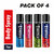 Forever Bliss mycode Kiss me ,flirty,sweet 16 crazy girl Long Lasting Freshness Deodorant Perfume Body Spray  ( 75ml4)