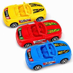 Frictionless Pull Car Kids Toys Set of 3 - 11*4.4*4