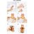 Teddy Bear Shaped Toothbrush Holder Tumbler Stand Rack Self-Adhesive Bathroom Wall Organizer for Toothbrush bathroom org