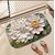 5D Waterproof Bathroom Carpet | Anti-Slip Stereoscopic Mat with Colorful Flower Design for Bathroom & Home
