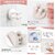 (Pack of 3) Silicone Toothbrush Holders Toothbrush Holders for Bathroom Self Adhesive Wall Mounted Hooks for Hanging Key Toothbrush Razor and Small Items for Kitchen Bathroom Living Room Office