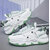 DND Shoes | Latest Men’s Fashionable Trending Shoes Green | Boys Party Wear Stylish Shoes (White)