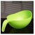 Plastic Rice Bowl & Food Strainer - Thick Drain Basket with Handle for Kitchen Use (Random Color)