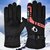 Winter Motorcycle Gloves - Windproof, Waterproof & Fleece-Lined for Cold Weather Riding & Delivery (Fleece-Blue [US6]_One Size)