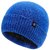 Winter Thermal Beanie with Ear Flaps - Fleece Lined Knit Ski Hat for Men and Women (Black)