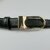 Mishali Square Minimalist Casual Women's Watch with Leather Strap (Black_105cm)