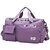 Large Capacity Lightweight Gym Bag for Women, Sports Tote with Shoe Compartment, Travel Duffel for Workouts & Weekend Trips (Gray)