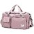 Large Capacity Lightweight Gym Bag for Women, Sports Tote with Shoe Compartment, Travel Duffel for Workouts & Weekend Trips (Gray)