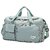 Large Capacity Lightweight Gym Bag for Women, Sports Tote with Shoe Compartment, Travel Duffel for Workouts & Weekend Trips (Gray)