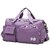 Large Capacity Lightweight Gym Bag for Women, Sports Tote with Shoe Compartment, Travel Duffel for Workouts & Weekend Trips (Gray)