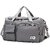 Large Capacity Lightweight Gym Bag for Women, Sports Tote with Shoe Compartment, Travel Duffel for Workouts & Weekend Trips (Gray)