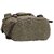 Vintage Canvas Backpack for Men & Women, College Student Bookbag, Travel Laptop Rucksack with Outdoor Daypack Design (Khaki)