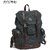 Vintage Canvas Backpack for Men & Women, College Student Bookbag, Travel Laptop Rucksack with Outdoor Daypack Design (Khaki)