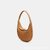 Songmont Luna Bag: Designer Moon-shaped Shoulder Bag in Premium Leather for Autumn (Black_26.5x7x23 cm)
