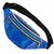 Unisex Rainbow Holographic Waist Bag Crossbody Sling Pack for Phone (Black)