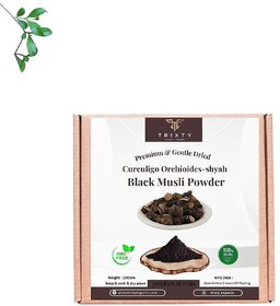 Orchioides shyah Musale Black Powder Kali Musale Organic Indian 100gm