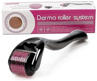 WildProducts - Derma Roller 0.5mm for Hair  Beard Growth  540 Titanium Micro Needles for Hair Regrowth