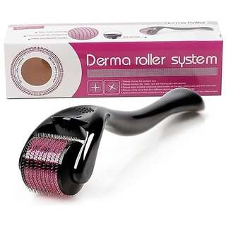 WildProducts - Derma Roller 0.5mm for Hair  Beard Growth  540 Titanium Micro Needles for Hair Regrowth