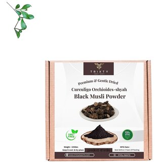 Orchioides shyah Musale Black Powder Kali Musale Organic Indian 100gm