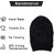 Fashlook Unisex Cozy Black Winter Cap – Soft, Warm & Perfect for Everyday Winter Style