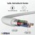 Orban USB Type-A to Type-C 45W Fast Charging Cable  Durable PVC Mold  1.2M Length  High-Speed Data Transfer (White)