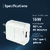 Digimate 15W Single USB Port Charger With Type-C Cable, Fast Charging Universal Compatibility (DG-ADP-1007)