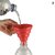 Multicolor Silicone Funnel - Kitchen Liquid  Powder Transfer Tool (Pack of 1)