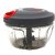 WildProducts - Plastic 450 ML Manual Vegetable Chopper with 3 Blades/Pull Chopper/Vegetable Cutter/Quick Chopper