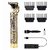 Golden Electric Hair Trimmer - USB Rechargeable with Adjustable Clipper Cleaning Brush