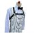 Men's Punk Body Chain Harness | Adjustable Chest Strap & Waist Belt for Gothic Rock Fashion (Black[Leather Suspenders])