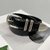 Vintage Distressed Leather Belt with Silver Buckle - Unisex Genuine Cowhide for Men & Women (Black)