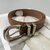 Vintage Distressed Leather Belt with Silver Buckle - Unisex Genuine Cowhide for Men & Women (Black)