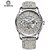 Men's Automatic Skeleton Watch | Genuine Leather Strap | Water-Resistant Sports Watch (Gold Case Blue Dial Blue Strap)