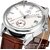 SEWOR Automatic Mechanical Watch for Men, Multifunctional Small Dial Design, Stylish Casual Wristwatch (White)