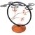 Vintage Wine Glass Rack - Wall Mounted Stemware Holder for Countertop Storage (Cherry Blossom Cup Holder)