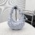 Stylish Korean Cloud Crossbody Bag for Women, Trendy Shoulder Purse, Versatile Underarm Handbag (Silver Shiny)
