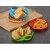 Plastic Lunch Plate, Dahi and Chat Plate, Snack and Appetizer Plate, Tray for Party and Daily use Serving Platter Plate