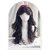 Elegant Black Tea Brown Wigs | Ancient Chinese Style Long Curly Synthetic Full Wig with Middle Part (Black Tea Color (Loose Hair Shipped) + Hair Net)