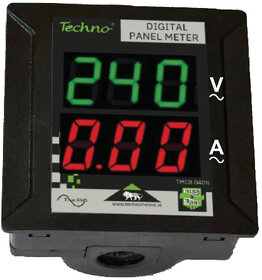Techno Single Phase Volt Amps Panel Meter - 40 A