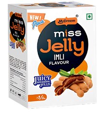 MyDreem Miss Jelly Imli Flavor, Smooth  Jiggly Candy Treat for Kids  Adults 85 Pcs in Each box Pack of 1