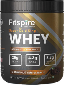 Fitspire Super Gold King Coffee Royal Whey Protein 165g HighProtein Formula