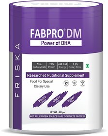 Friska Fabpro DM Power of whey Balance Nutrition for Diabetes care Flavour Vanilla 400gm