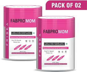 Friska Fabpro Mom Nutritional supplemen 33 Whey Protein Flavour Chocolate Pack of 2200gm