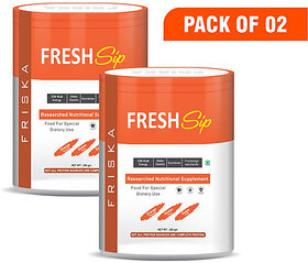 Friska Fresh Sip Researched Nutritional Supplement Flavour Orange  Pack of 2  200gm each