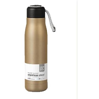 THE SPORTS VACUUM FLASK BOTTLE OLIVE GOLD  500 ML SOURAVENTERPRISE