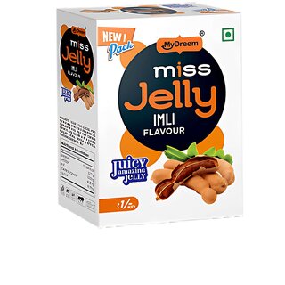 MyDreem Miss Jelly Imli Flavor, Smooth  Jiggly Candy Treat for Kids  Adults 85 Pcs in Each box Pack of 1