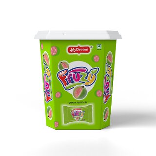 MyDreem Guava Fruzy Jelly  Sweet Fruity Snack for Kids and Adults  Party and Dessert Treat, 175 Pcs in Each Box