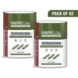 Friska Fabpro Slim Dietary Supplement Flavour Vanilla Pack of 2   400gm