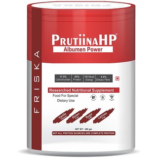 Friska PrutiinaHP Albumen Power HighProtein Nutritional Supplement Weight Gainers Mass Gainers Delicious Flavour Vanilla  400gm
