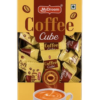 My Dreem Coffee Cube  300gm Pack of 125 Smooth and Aromatic Coffee-Flavoured Sweets for Coffee and Sweet Lovers